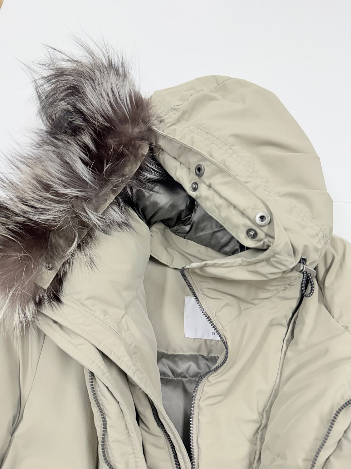 앤드지 폭스퍼 구스 맥스다운 롱패딩 상품이미지6