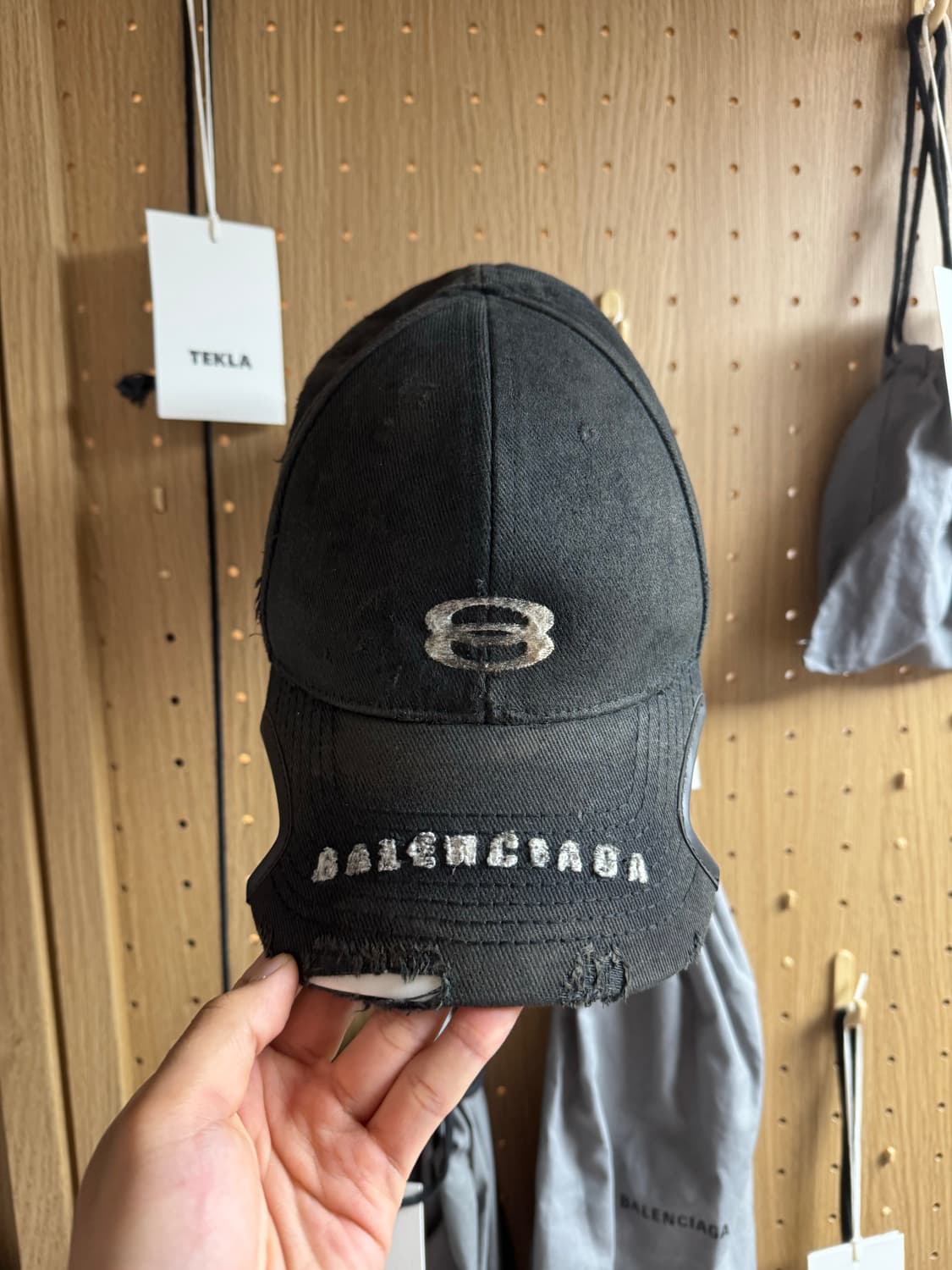 [59L] 발렌시아가 유니티 스포츠 아이콘 캡 블랙 상품이미지2
