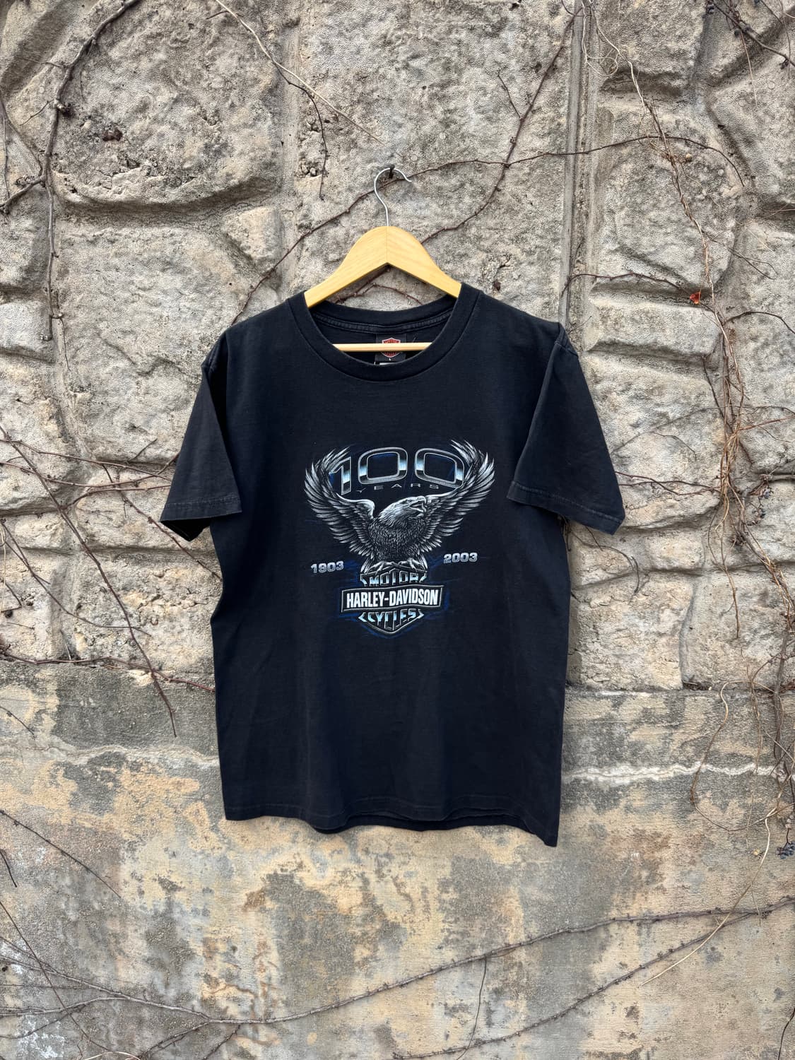 00s 할리데이비슨 빈티지 100주년기념 2003 프린팅 반팔 티셔츠 상품이미지1