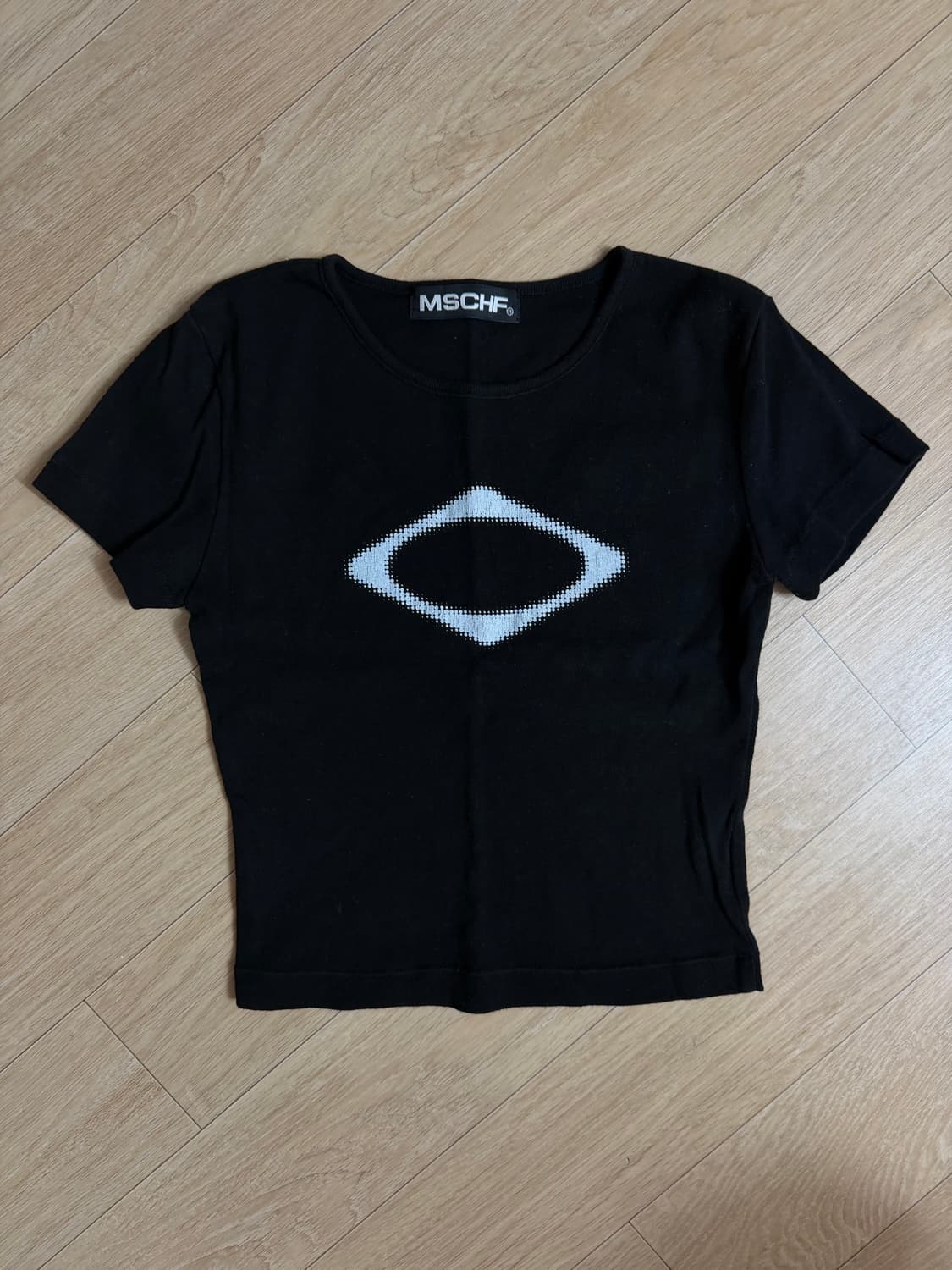 (W) 미스치프 롬버스 블러 티셔츠 상품이미지2