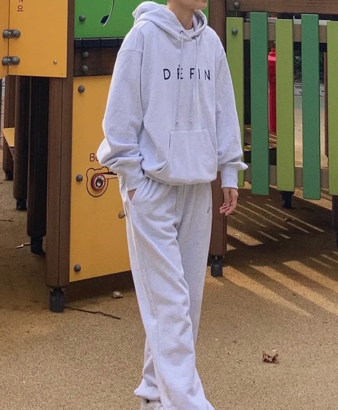 [새상품] 드핀 시그니처 로고 후디 셋업 상품이미지9