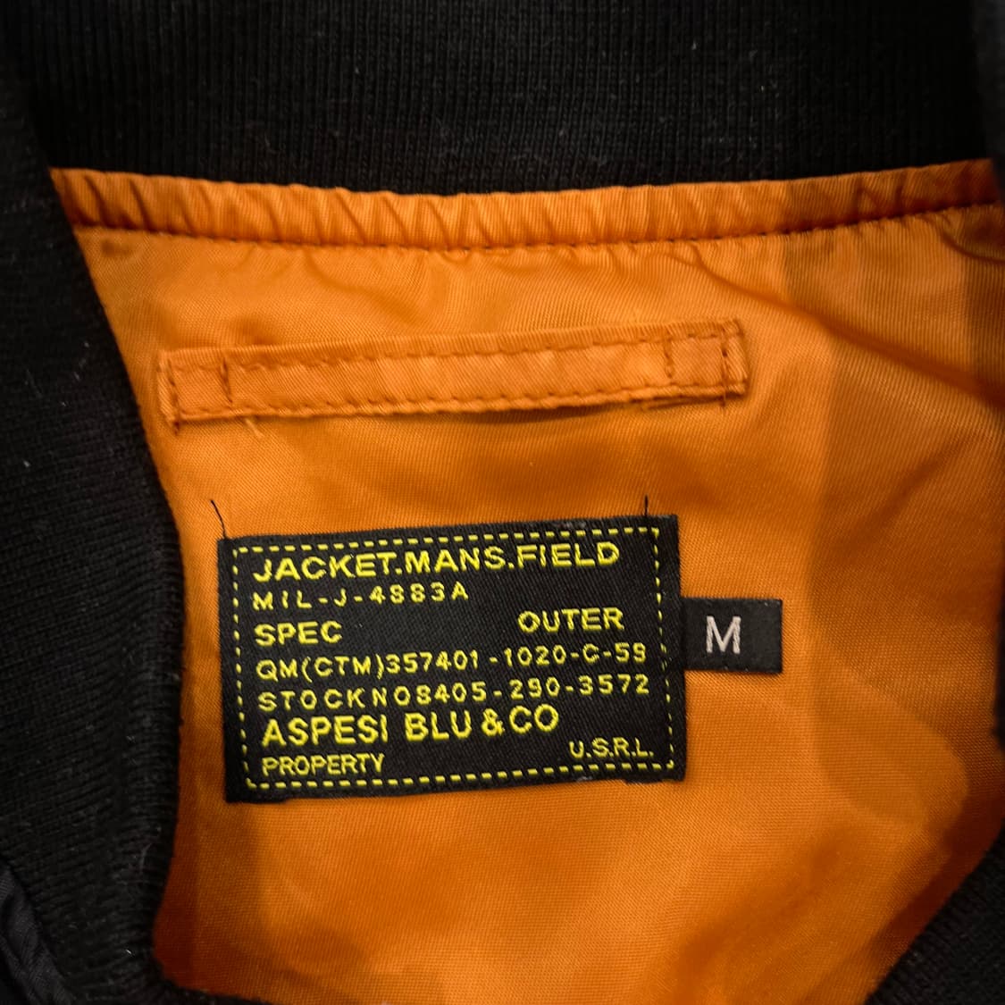 M 아스페시 아비렉스 플라잉 타이거 MA-1 항공점퍼 상품이미지7