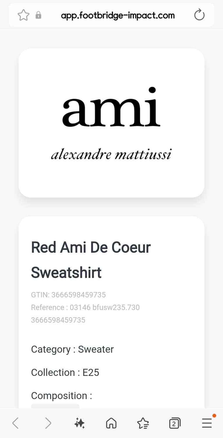 새상품)아미후드 네이비m 상품이미지2