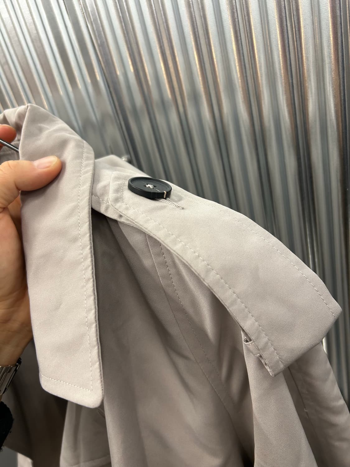 NICK NICOLE 베이지 트렌치 코트 상품이미지10