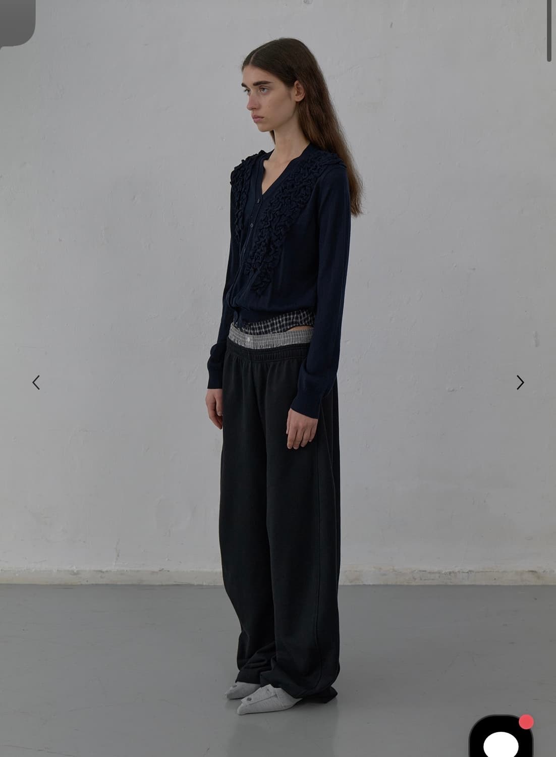 LCDC 레이어드 체크 스웻팬츠 상품이미지2