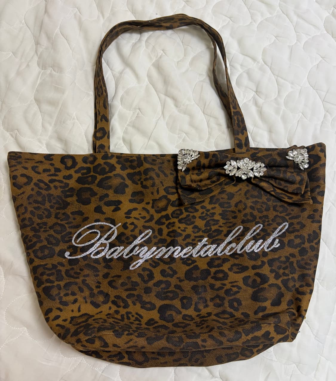 베이비메탈클럽 베메클 쥬얼 레오파드 리본 백 판매합니다 상품이미지3