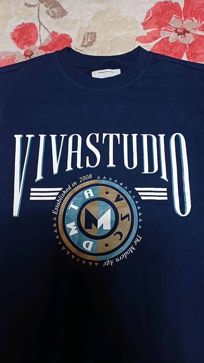 비바스튜디오 맨투맨 빅사이즈120 가슴67 기장77 상품이미지2