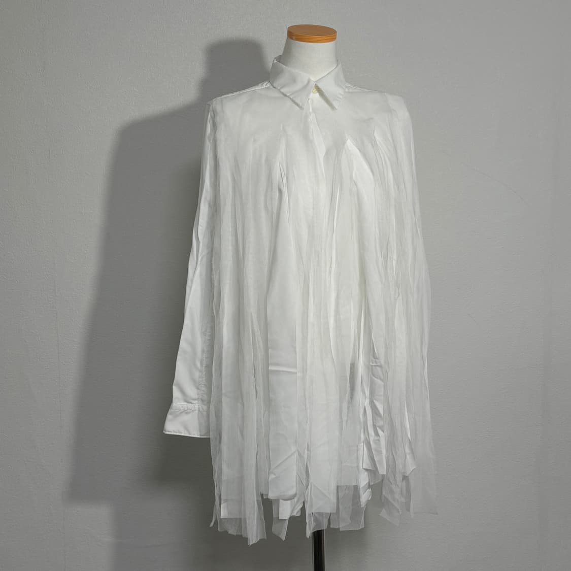 22ss 꼼데가르송 꼼데가르송 튤 커튼 블라우스 s 상품이미지2