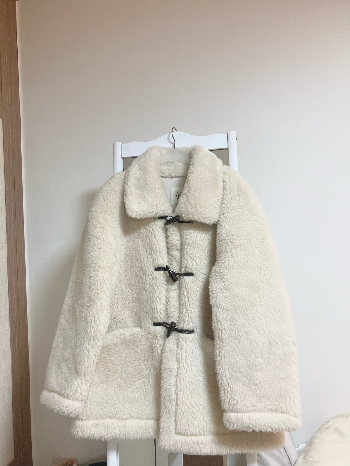 망고매니플리즈 나반 양털 더플 무스탕 퍼 자켓 상품이미지3