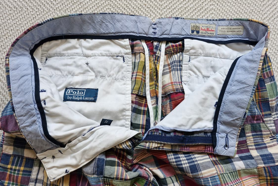폴로 랄프로렌 마드라스 패치워크 쇼츠  상품이미지4