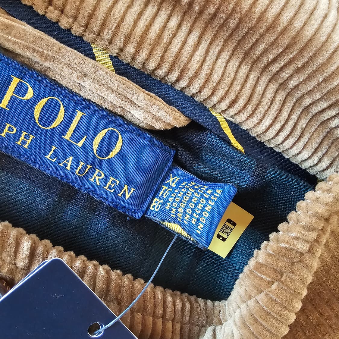 XL 새제품) 폴로 코듀로이 바라쿠다 봄버 자켓 재킷 탄 샌드서프 브라운 상품이미지4