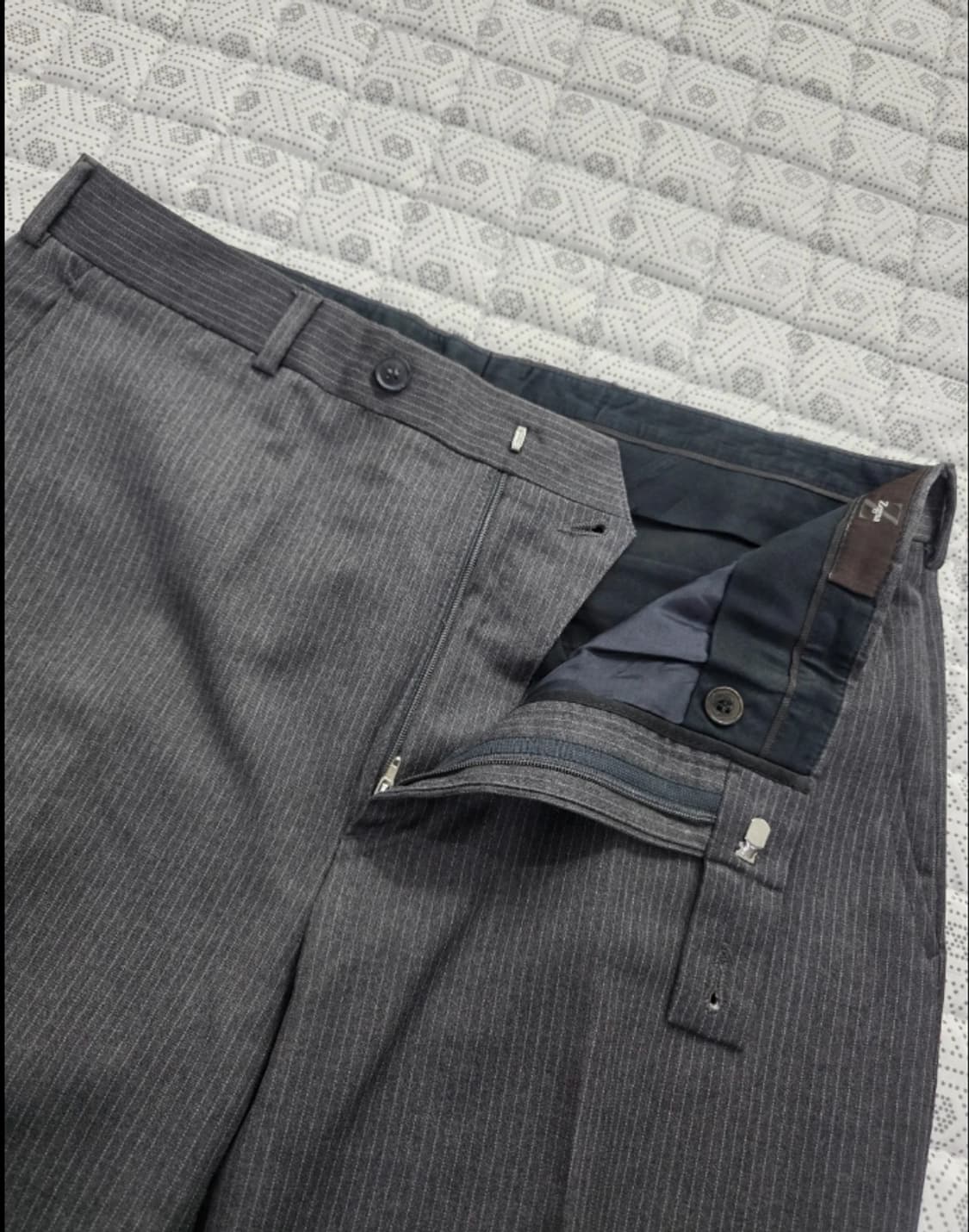 제냐 남성 스트라이프 정장 세트 ~50R 상품이미지7