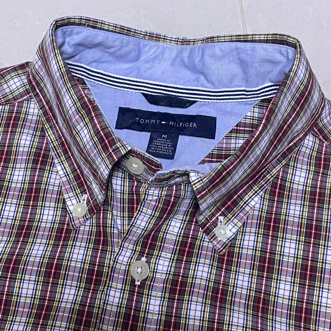 TOMMY HILFIGER 타미힐피거 타탄체크 셔츠 상품이미지1