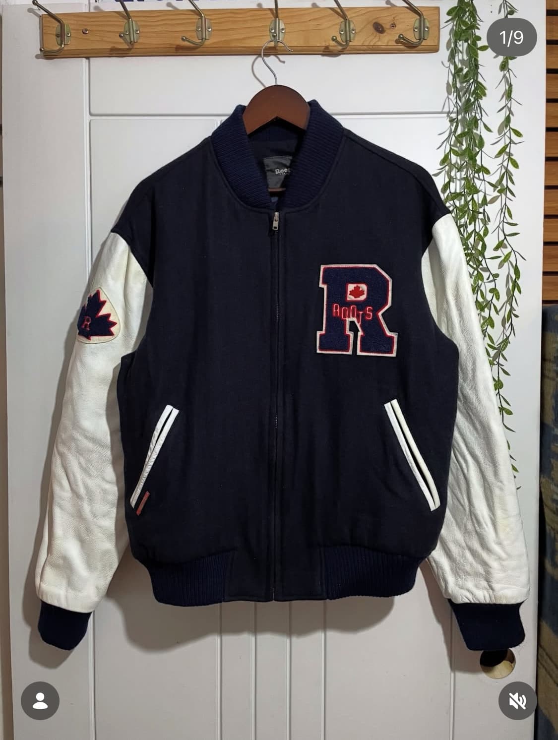 루츠 울 레더 바시티 상품이미지2