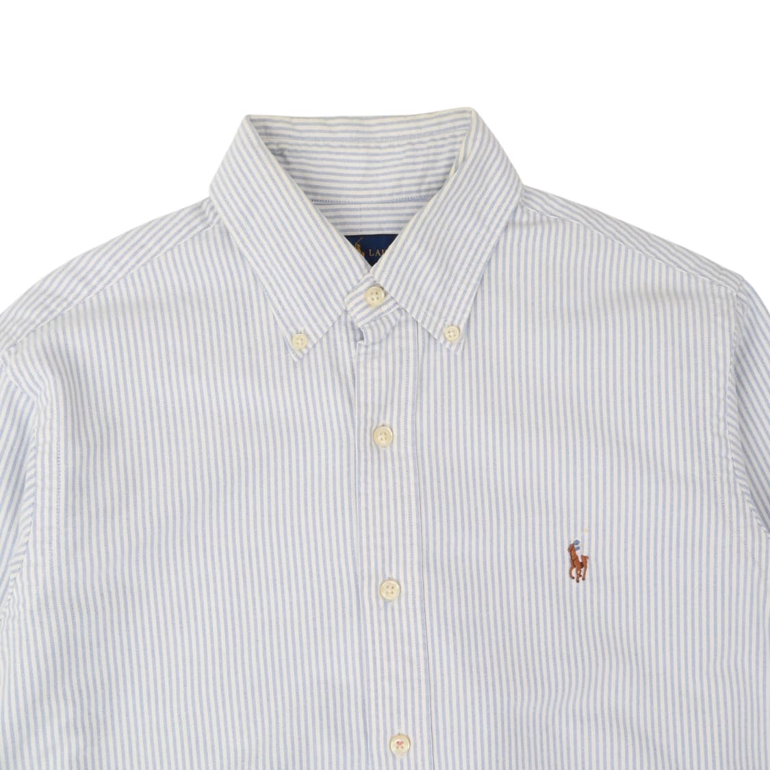 폴로 랄프로렌 옥스포드 라이트블루 스트라이프 셔츠 상품이미지2