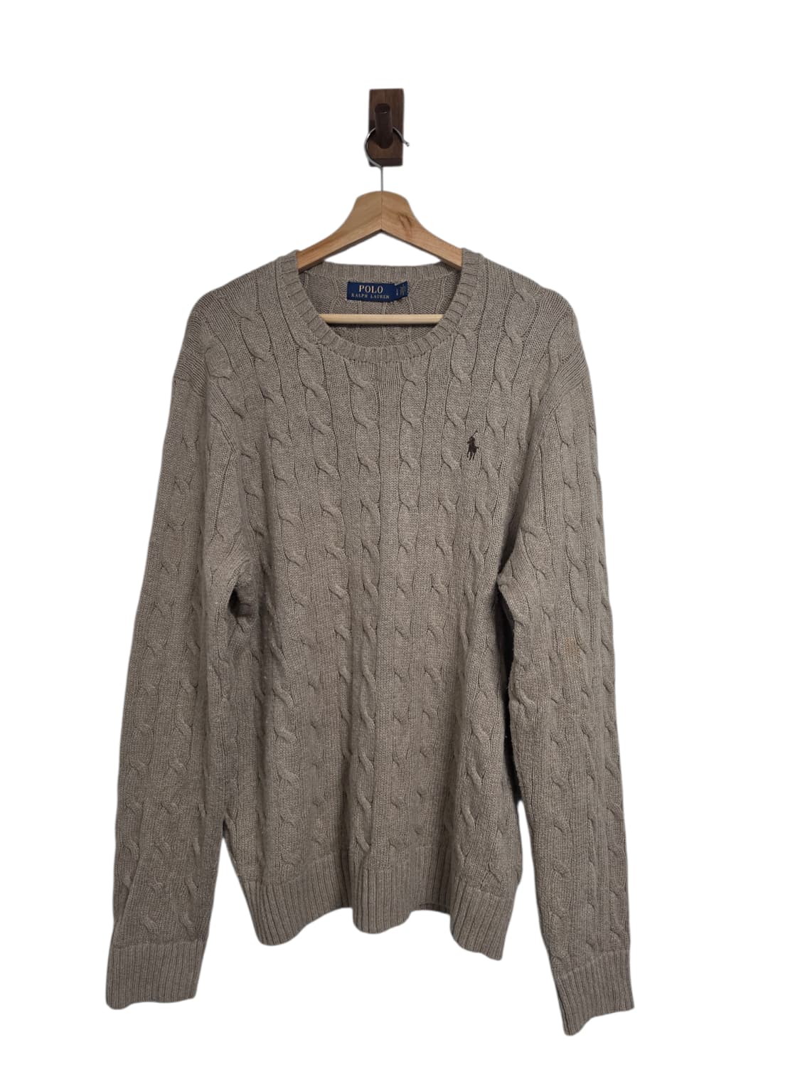 폴로 랄프로렌 코튼 케이블 니트 L 상품이미지1