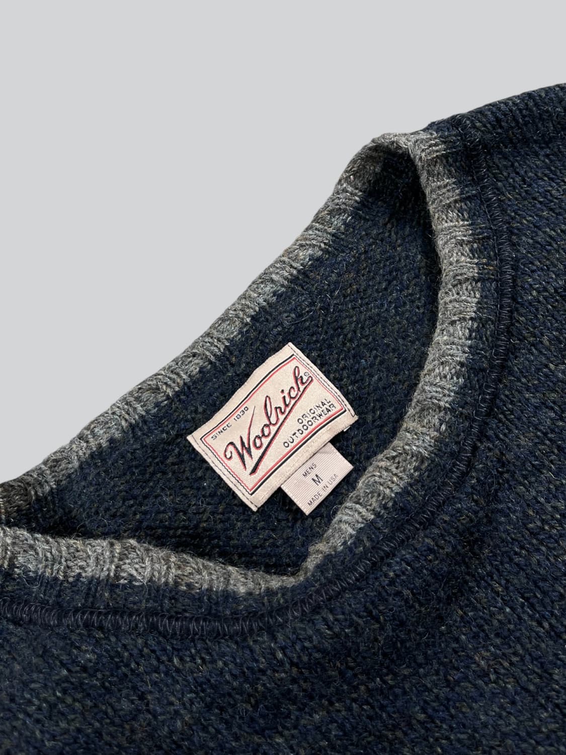 WOOLRICH (USA MADE) 카라 포인트 니트  상품이미지3