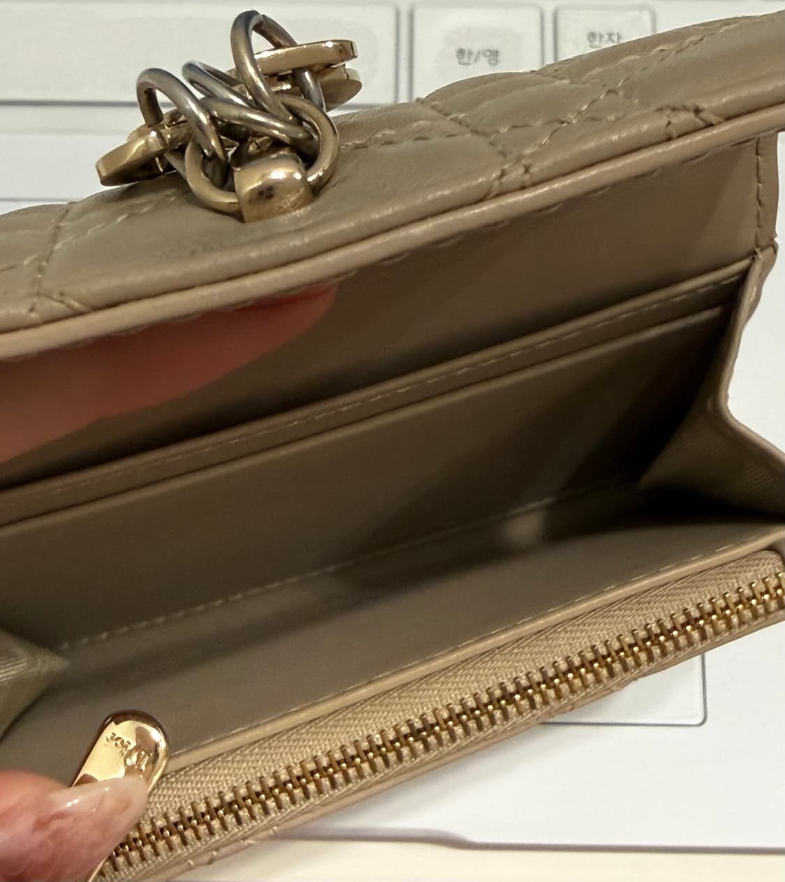 디올 카드 지갑 상품이미지5