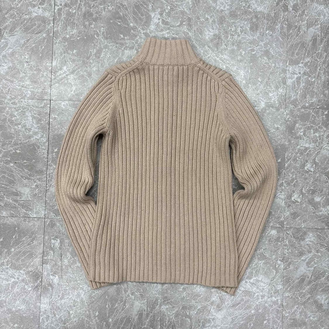 폴로 랄프로렌 진스 성조기 투웨이 베이지 걸즈 니트 집업 희귀져지(M) 상품이미지3