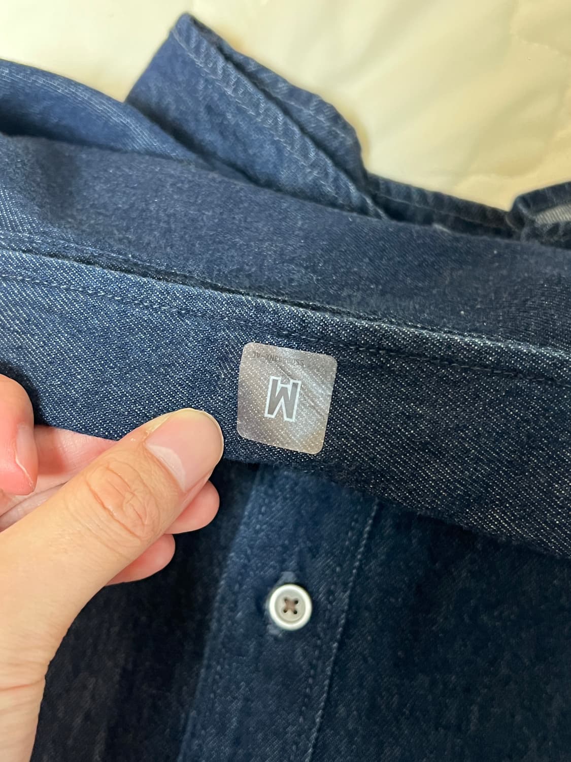 [M] 유니클로 데님셔츠 상품이미지3