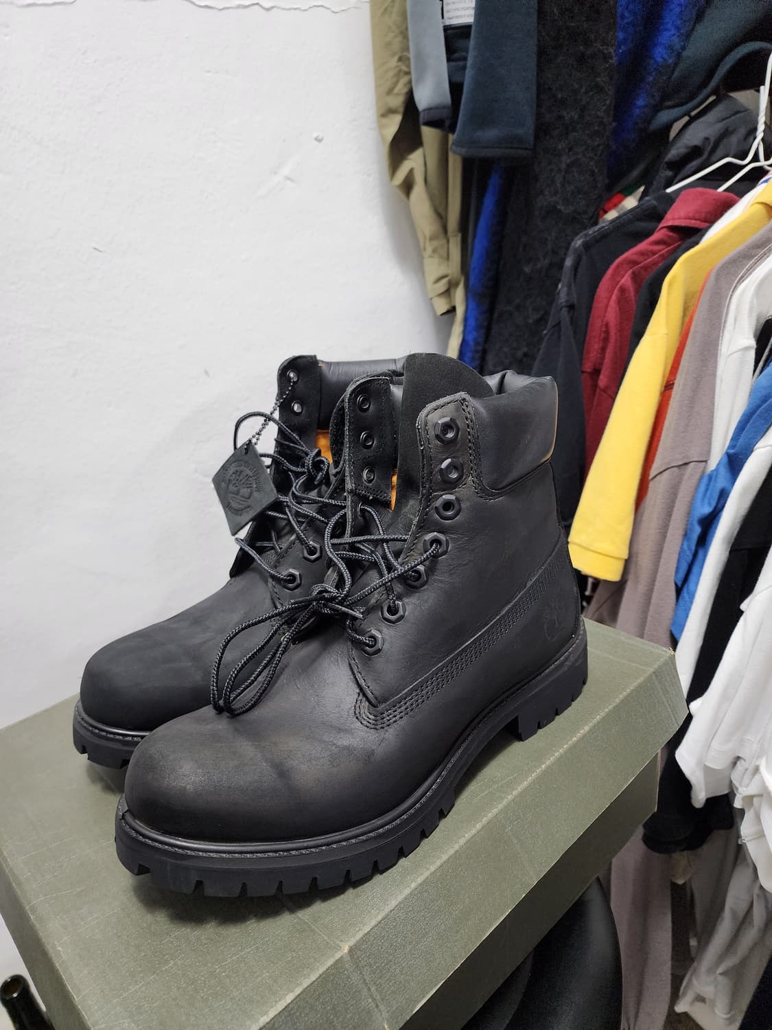 (새상품) 팀버랜드 7인치 블랙 부츠 상품이미지1