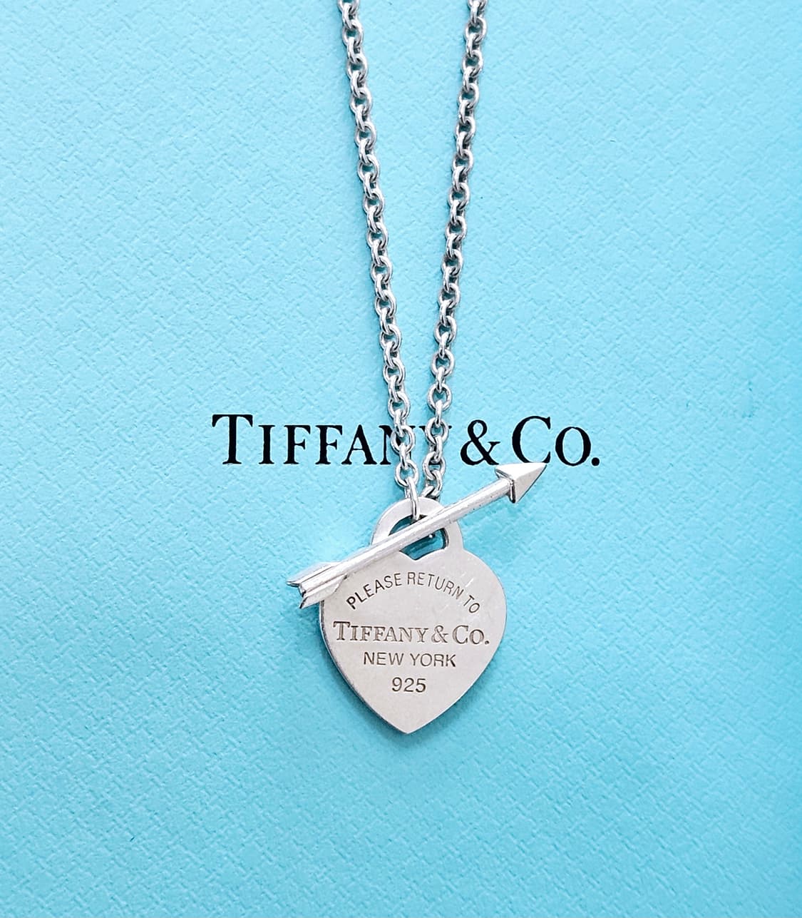 티파니앤코 리턴투 러브스트럭 하트 태그 목걸이 s [정품/영수증풀박스] 상품이미지1