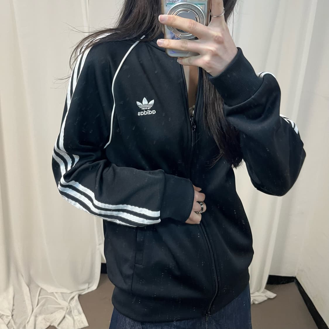 Adidas black Superstar jersey 상품이미지3