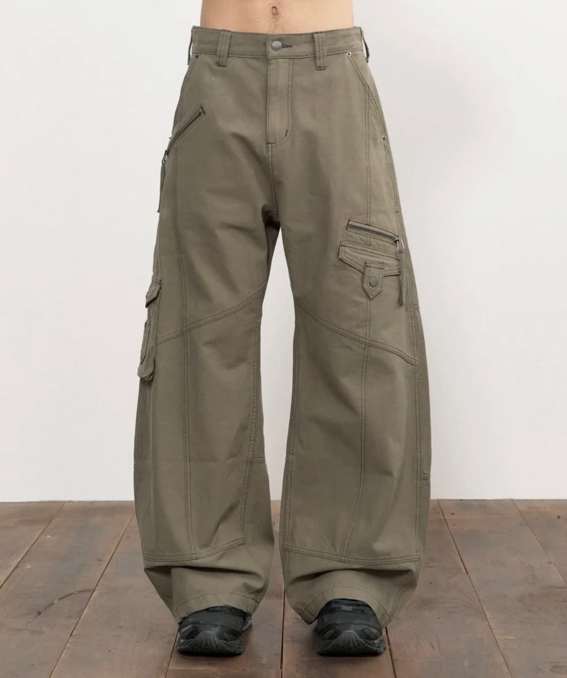 [새제품/2] 비긴202 엣지 워크 라보 팬츠 [페이드 베이지] 상품이미지1