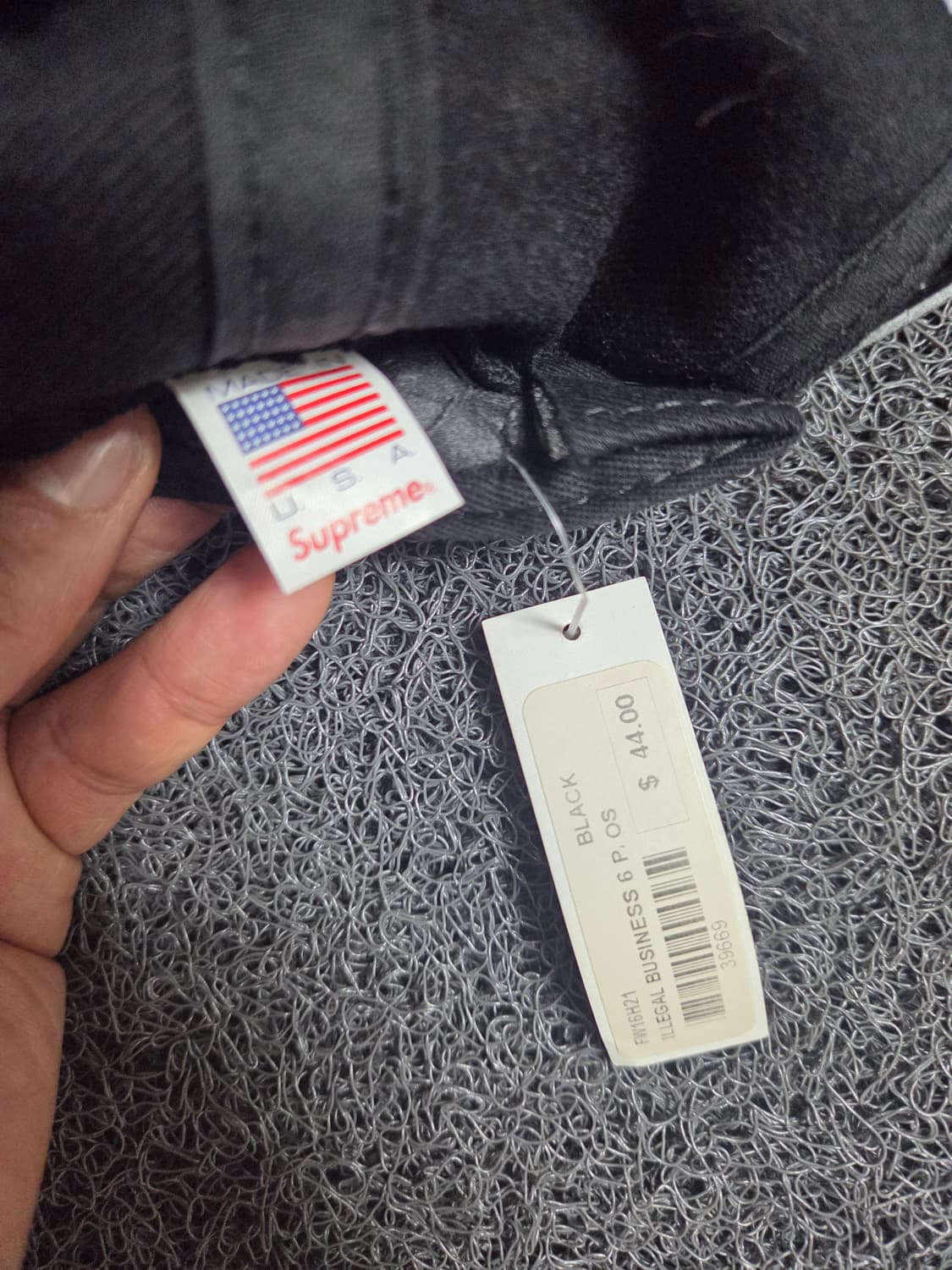 supreme 슈프림 16fw illegal business 캡 (새상품 상품이미지4