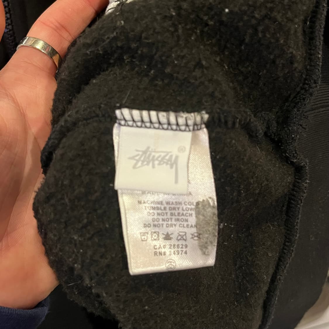 스투시 스몰 스탁로고 트랙 반집업 맨투맨 상품이미지7