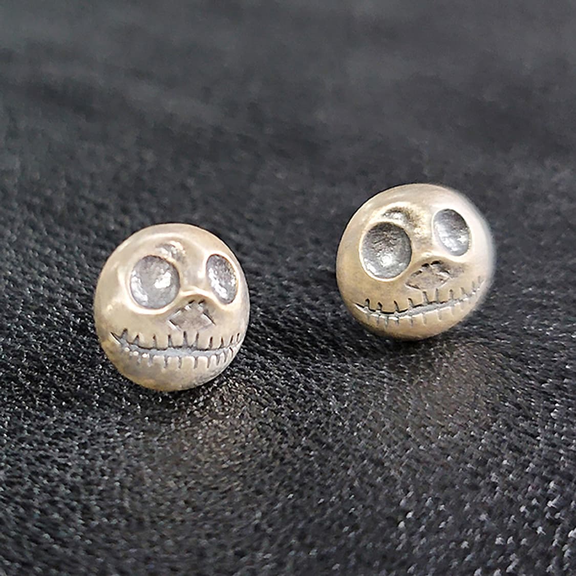 모르크 실버 귀걸이 피어싱 은 남자 여자 명품 고딕 해골 얼굴 고양이 상품이미지2