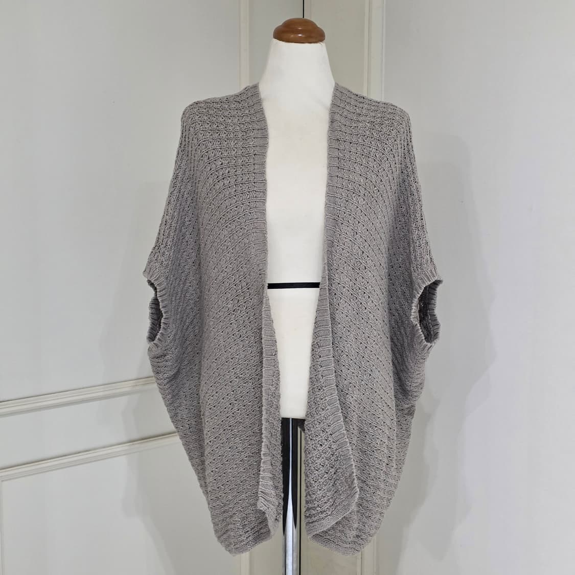 american eagle) 빈티지 크로셰 루즈핏 오픈 니트가오리가디건 상품이미지1