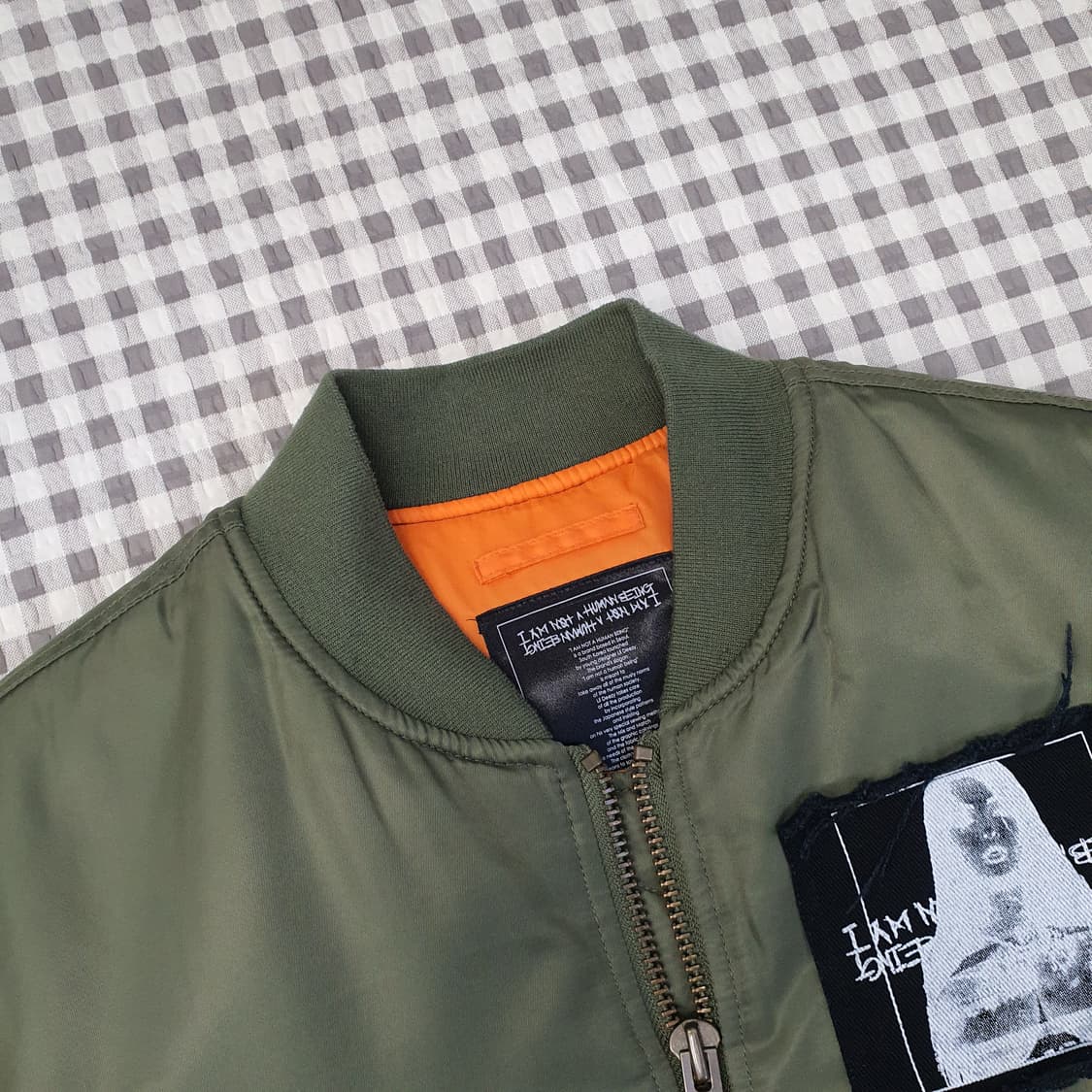 아임낫어휴먼비잉 MA-1 오버핏 항공점퍼 남자95~100 상품이미지4