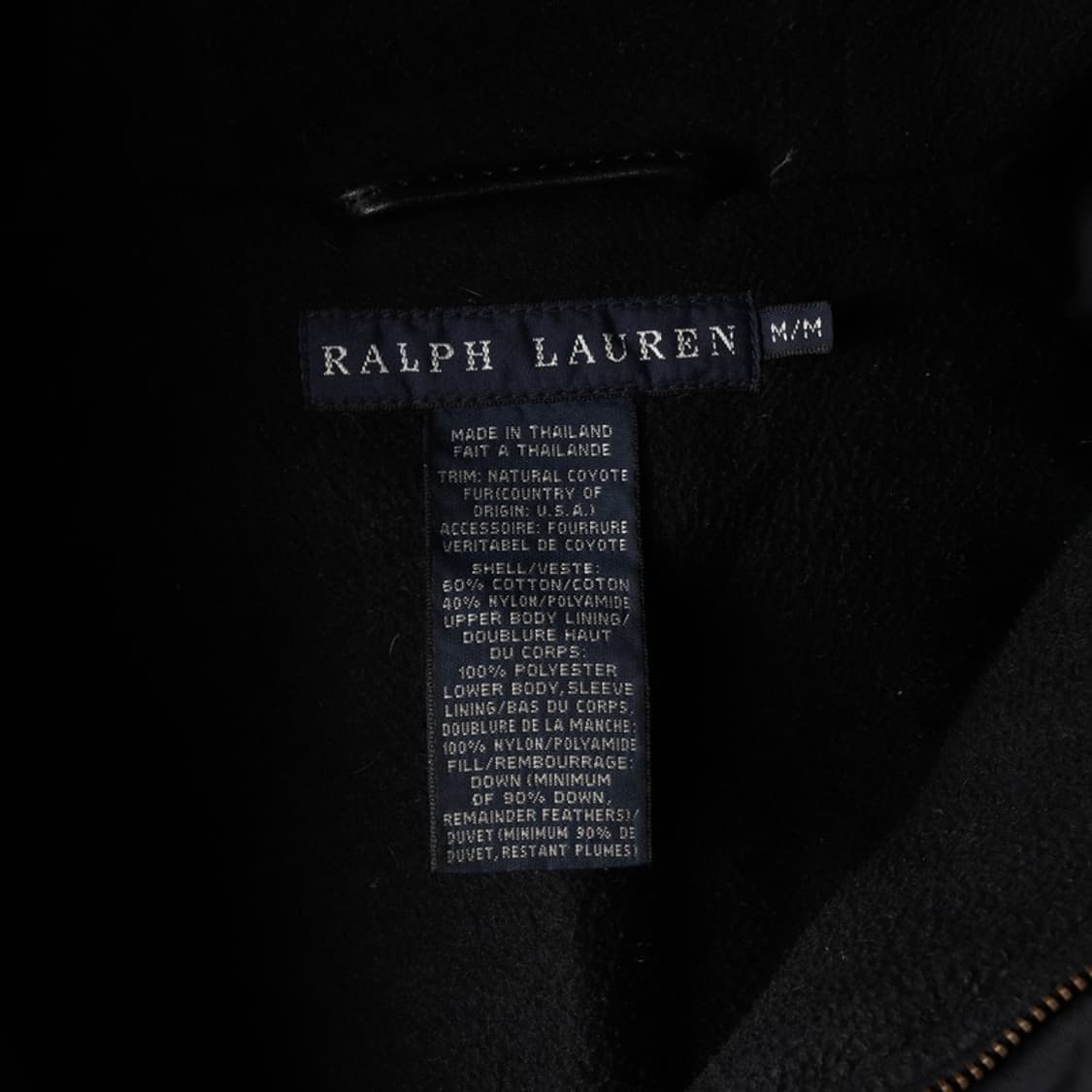 랄프로렌 라쿤 패딩 M 상품이미지7