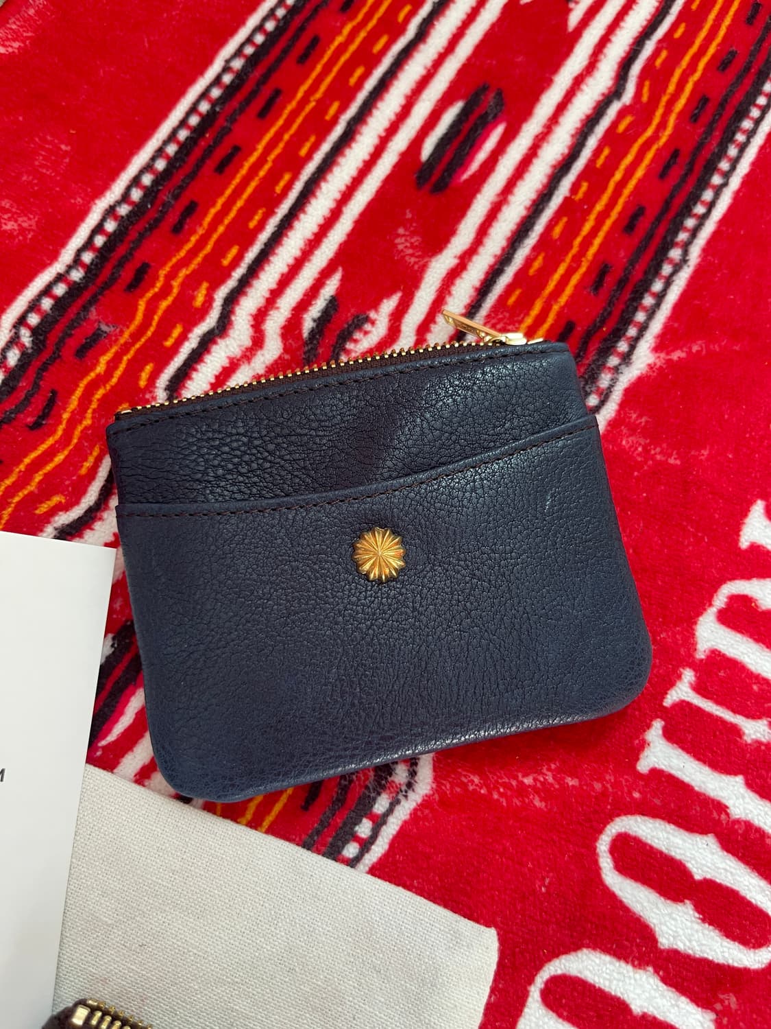 리벳 미니 가죽지갑 상품이미지2