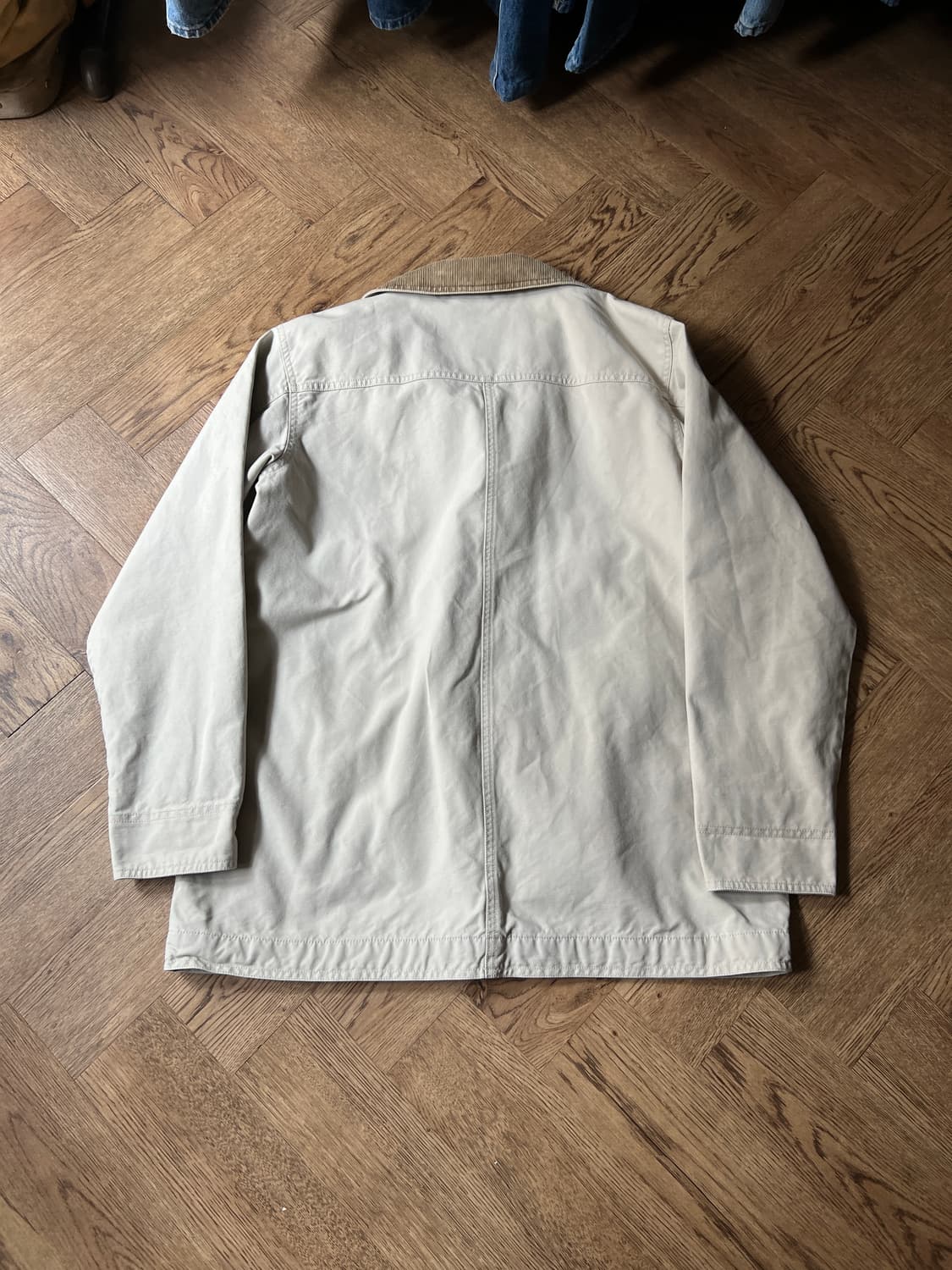 [L]L.L.Bean USA 엘엘빈 코튼 라이닝 아이보리 헌팅 자켓 상품이미지8