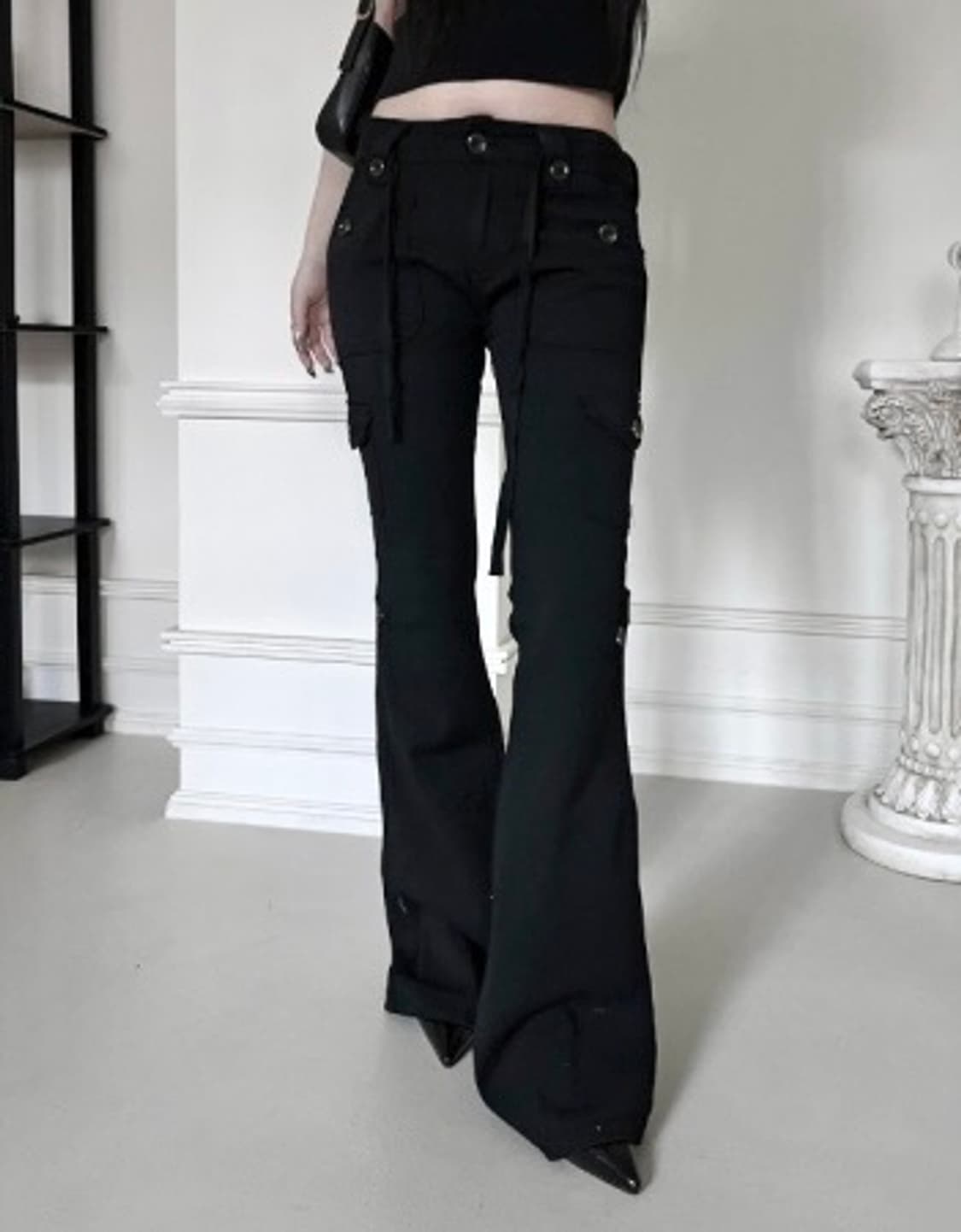 어반유니크 cargo slim bootcut pants 상품이미지1