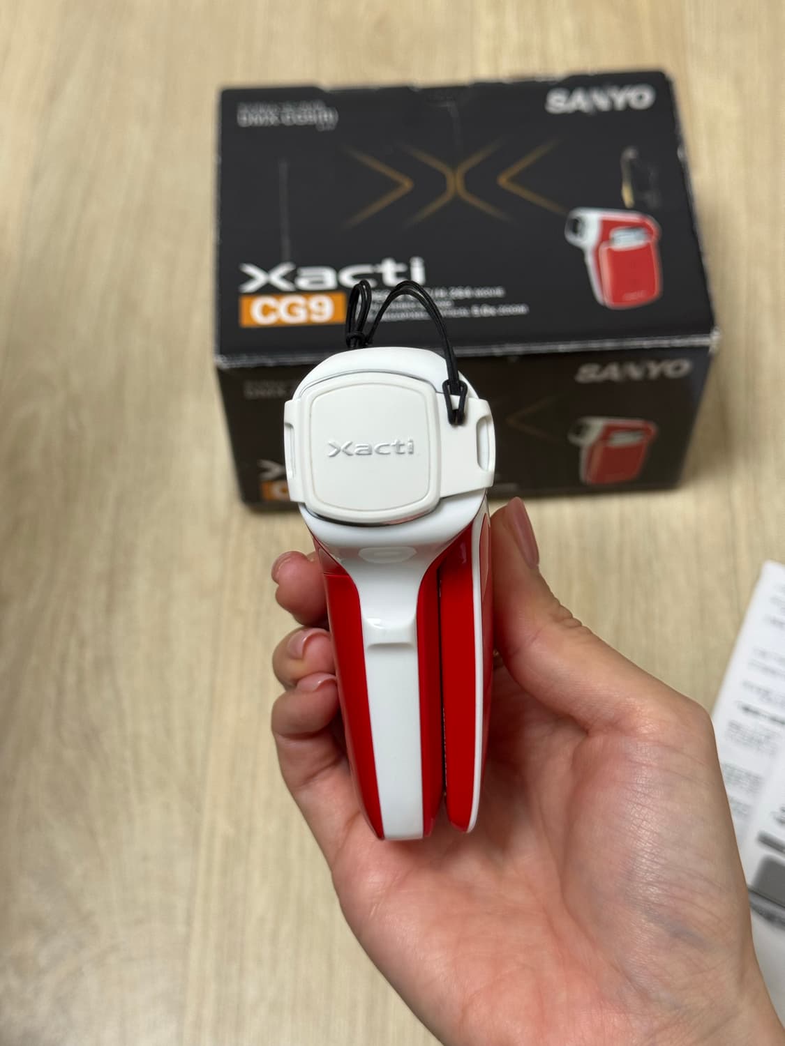 미품레어🍓 산요 작티 cg9 레드 풀박스 상품이미지7