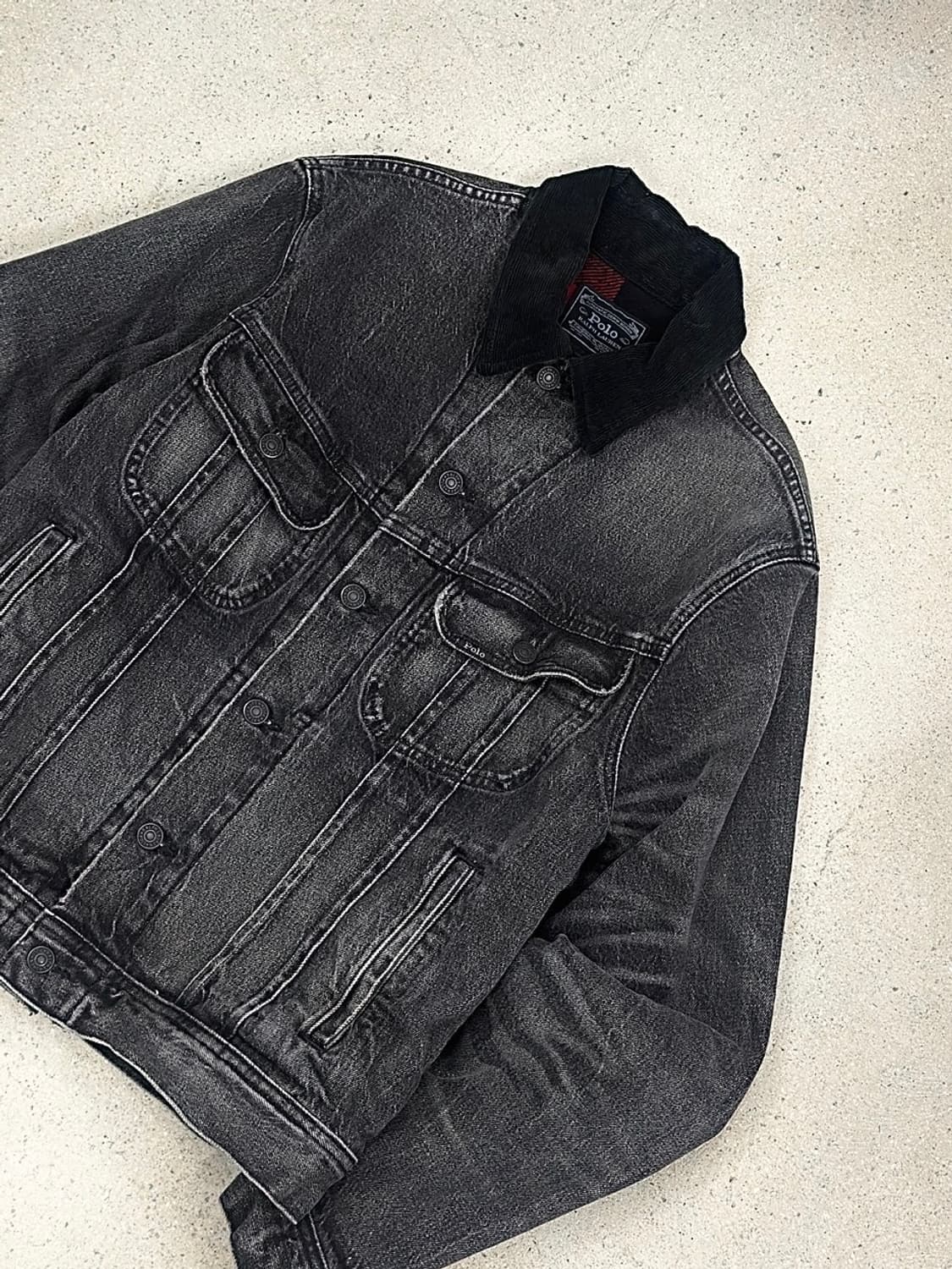 폴로 랄프로렌 버팔로 블랙 데님 자켓 상품이미지4