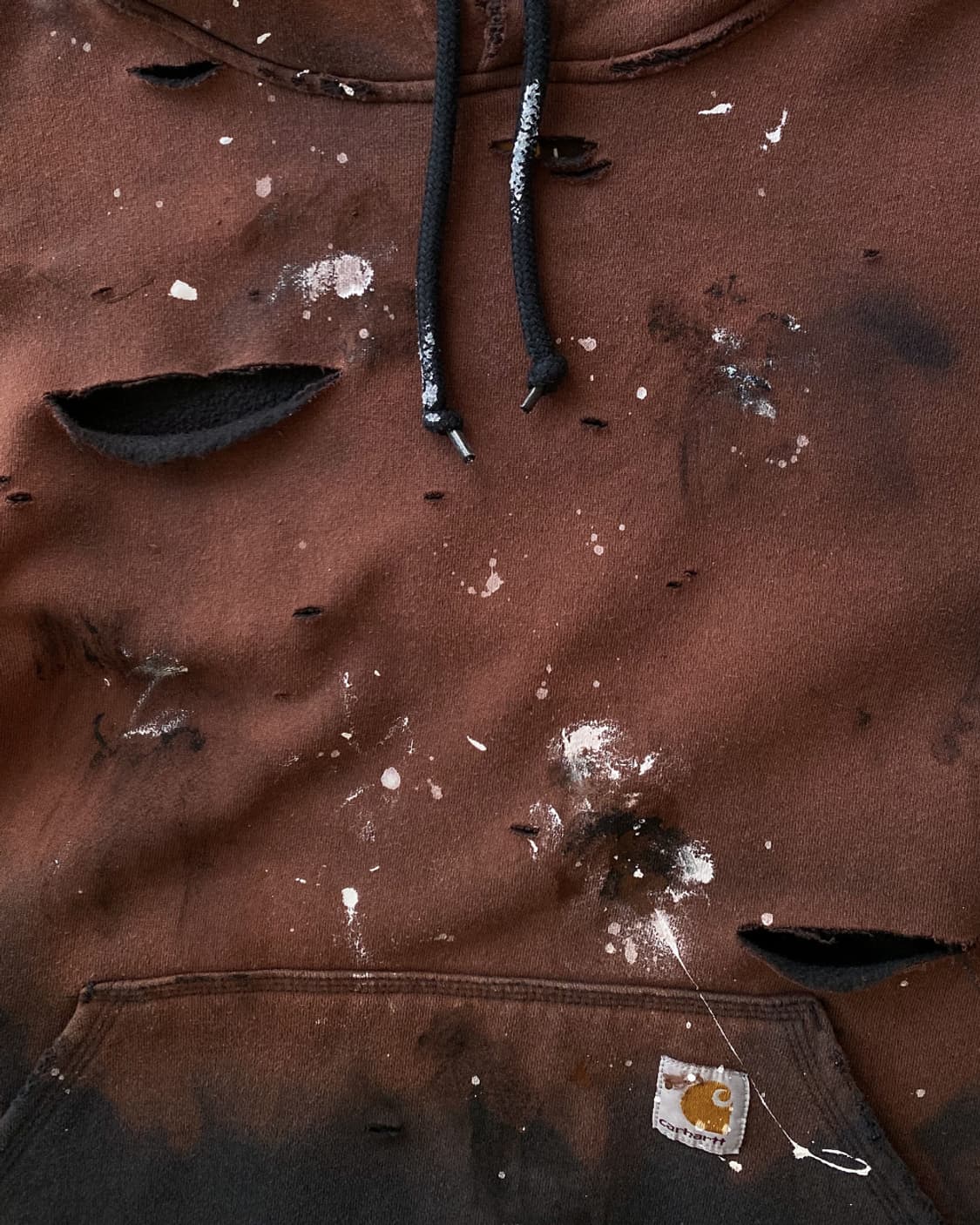 칼하트 디스트로이드 페인팅 후드티 상품이미지5