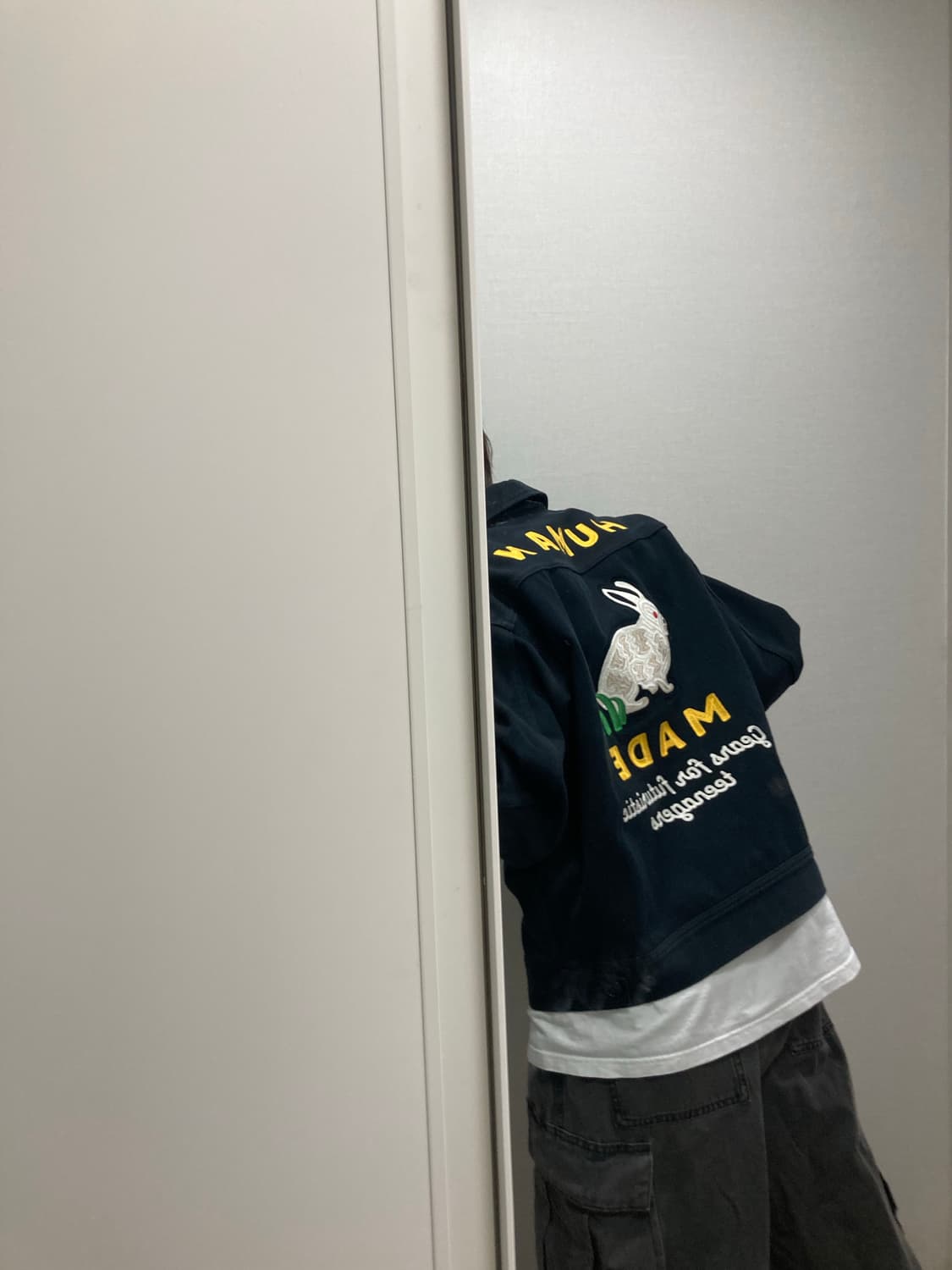 휴먼메이드 토끼 래빗 집업 워크 자켓 팝니다 상품이미지6