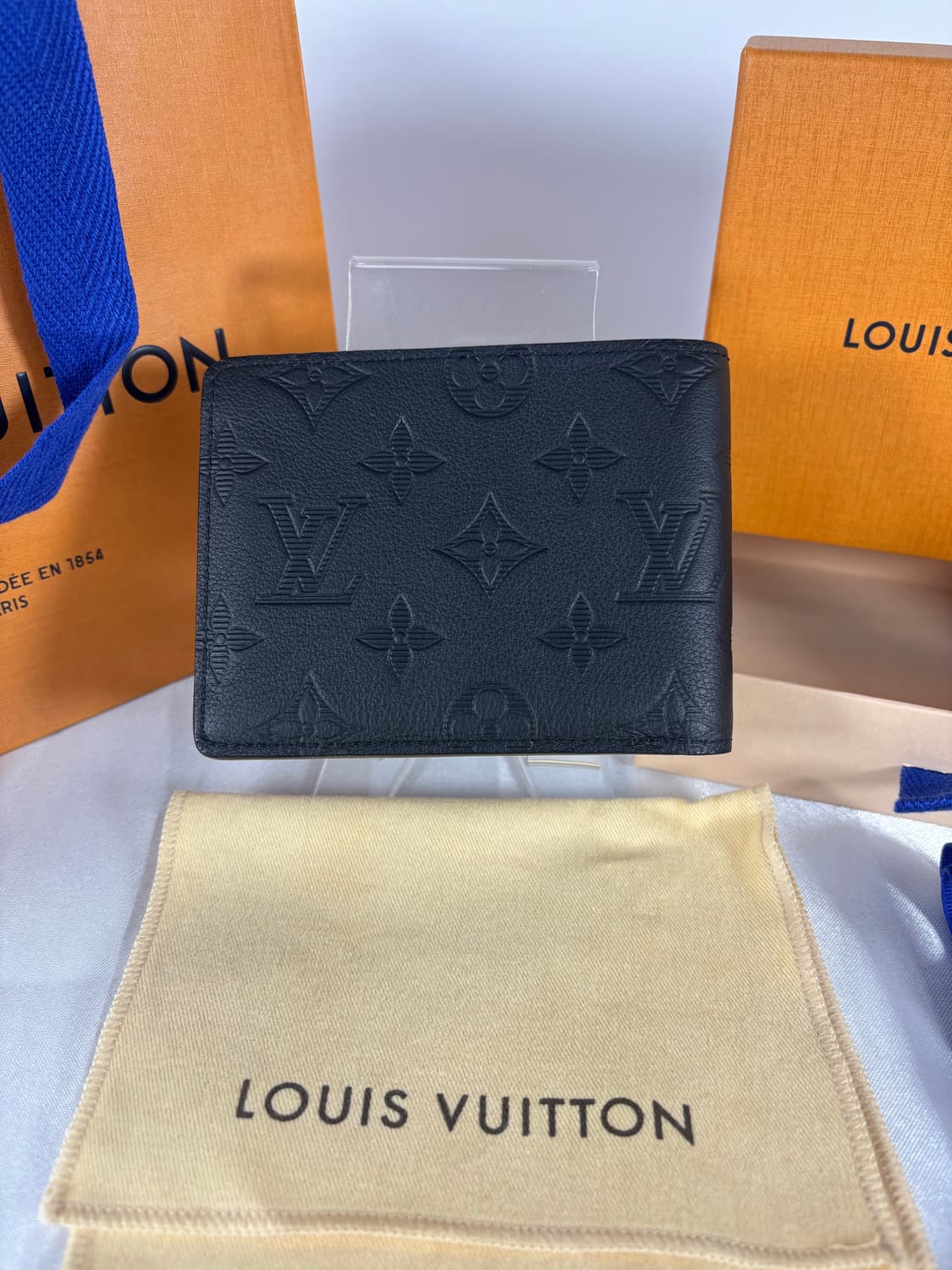 (새상품급/정품)루이비통 멀티플 섀도우 반지갑 블랙 상품이미지2