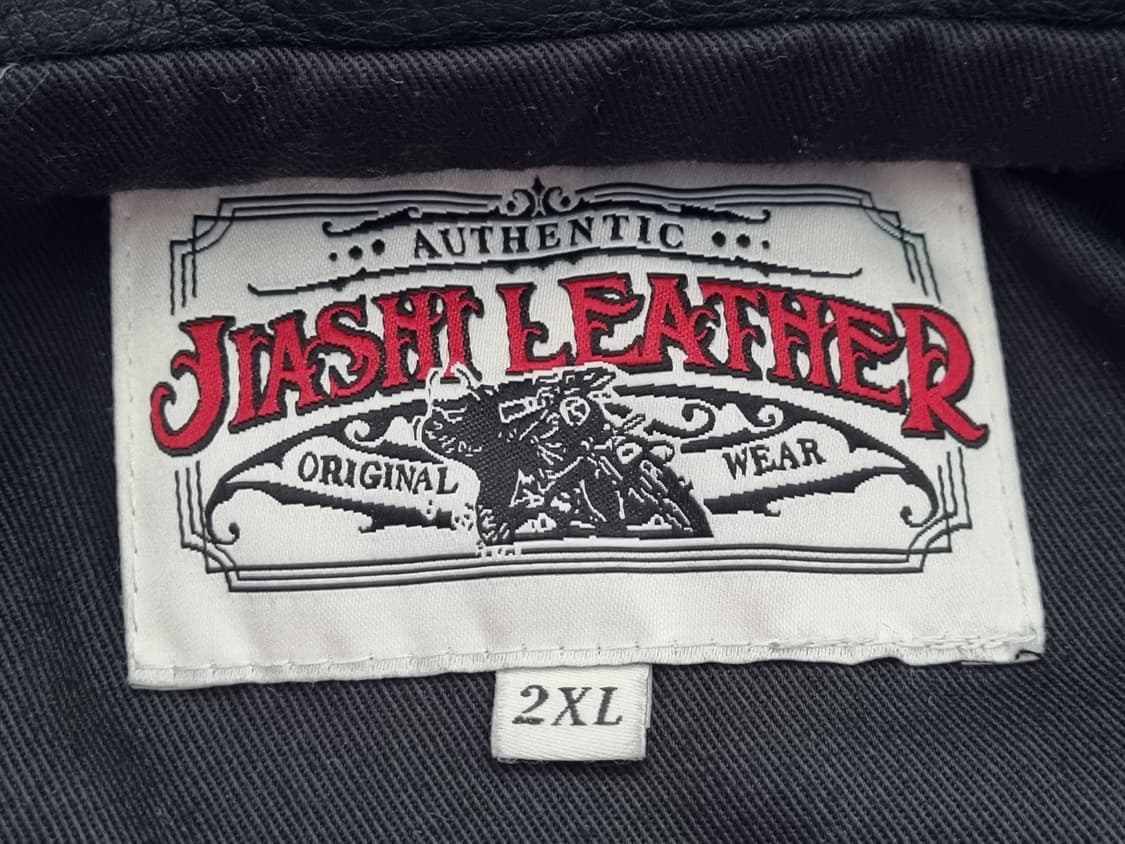 jiashi leather 캘리포니아 고속도로 경찰 가죽자켓 100 상품이미지4