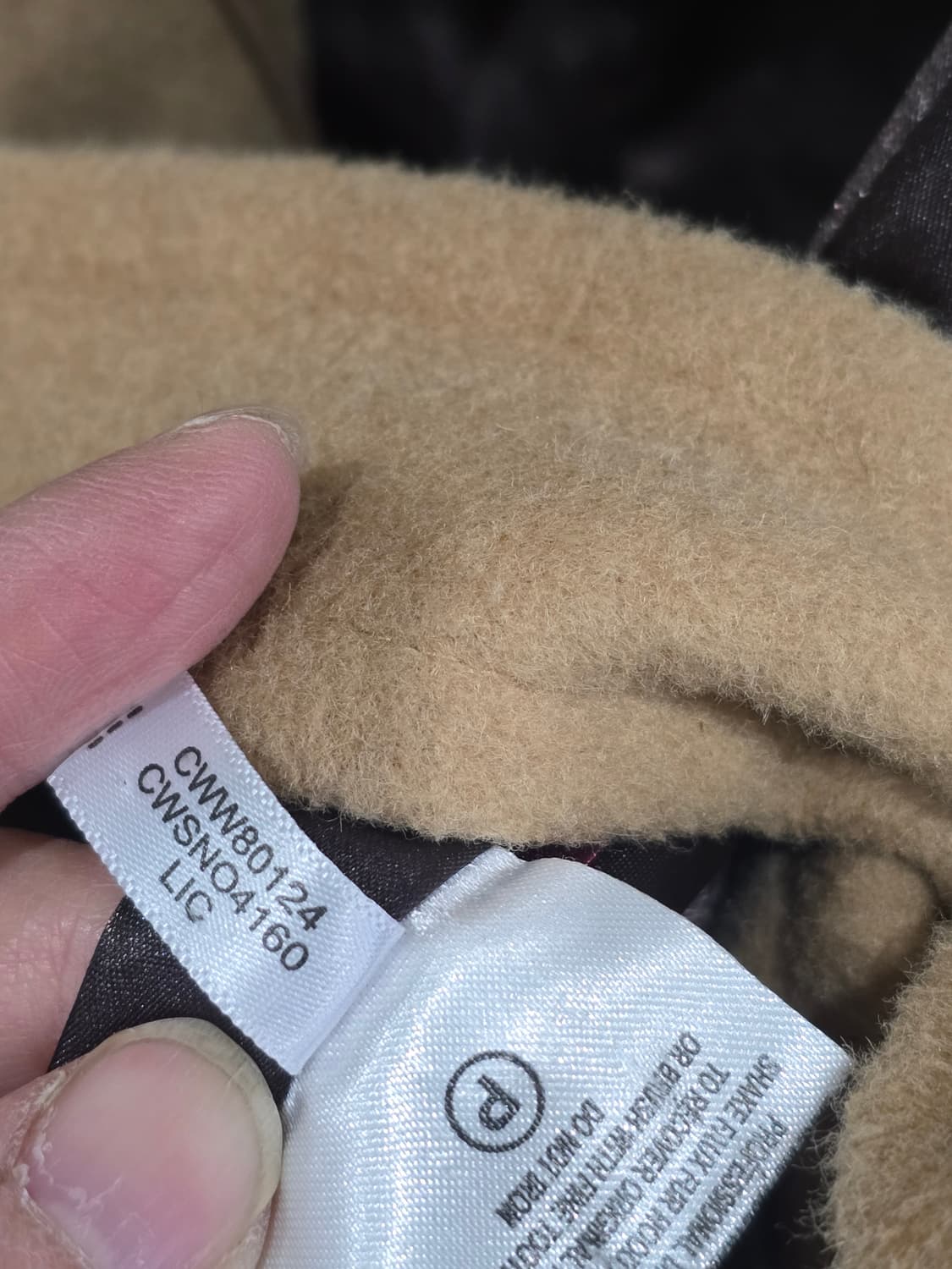 캘빈클라인 벨트 모직 코트 베이지 상품이미지10