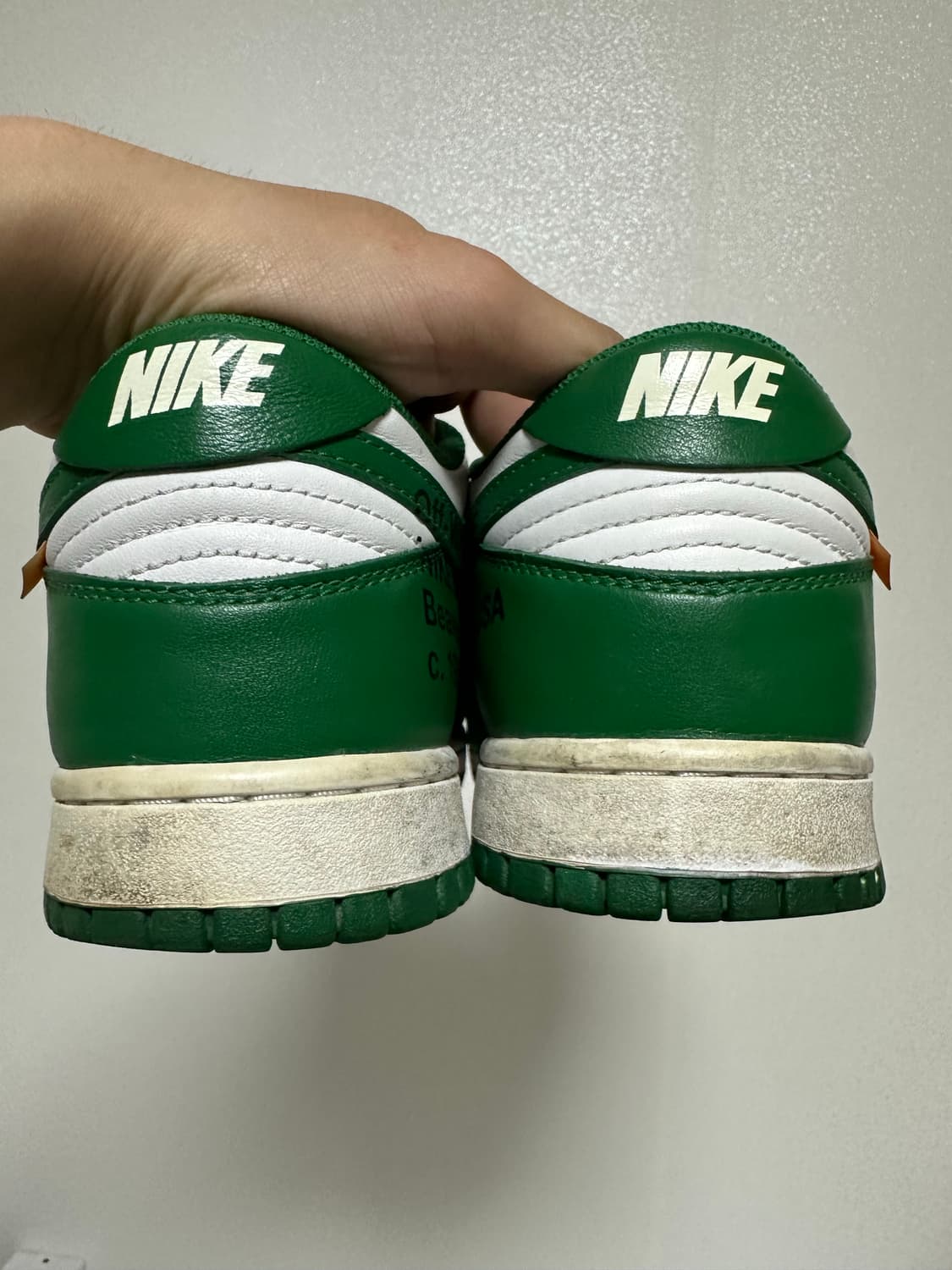 나이키 오프화이트 덩크 그린 상품이미지9