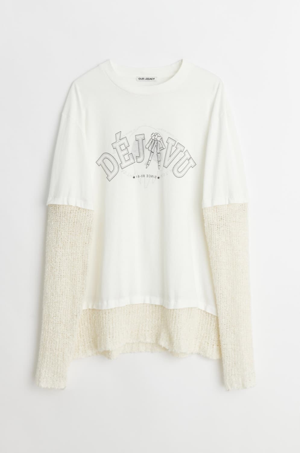 Our Legacy 아워레가시 믹스 롱슬리브 티 상품이미지1