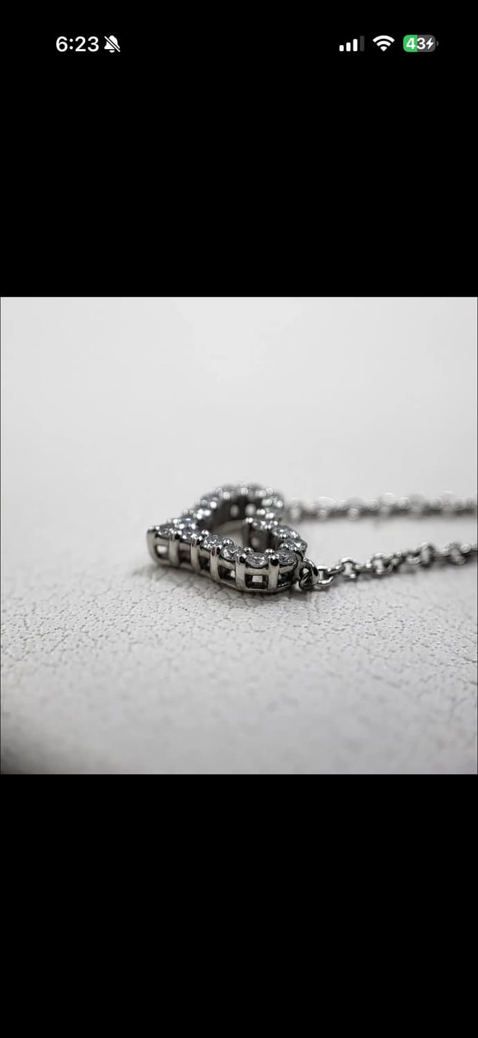 티파니앤코 하트 펜던트 엑스트라미니 다이아몬드 목걸이 상품이미지3