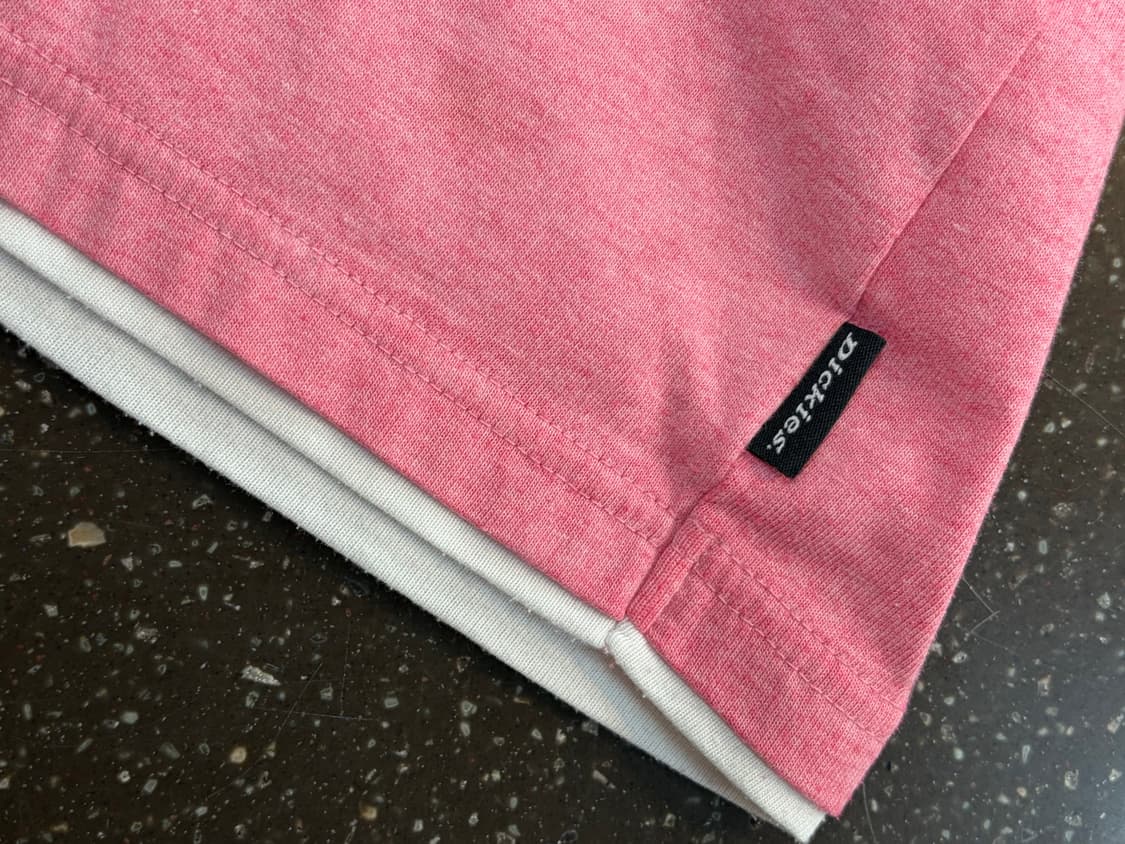 디키즈 로고 딸기우유맛 핑크 반팔 티셔츠 상품이미지5