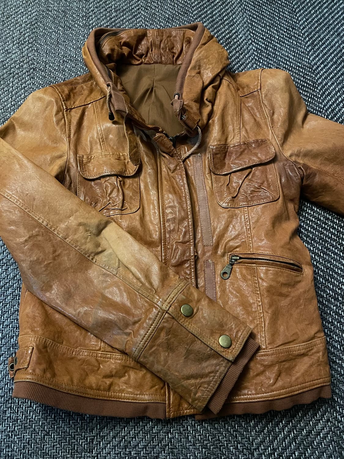 빈티지 양가죽 자켓 상품이미지2