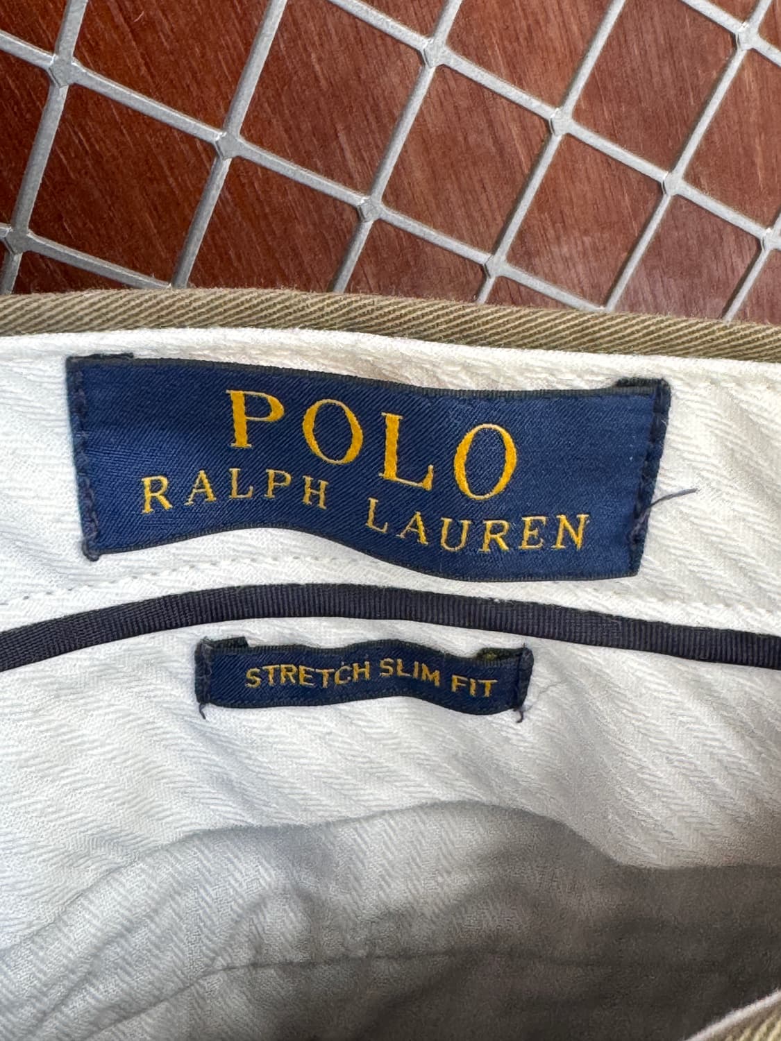 폴로랄프로렌 포니자수 치노팬츠 카키 36 상품이미지8